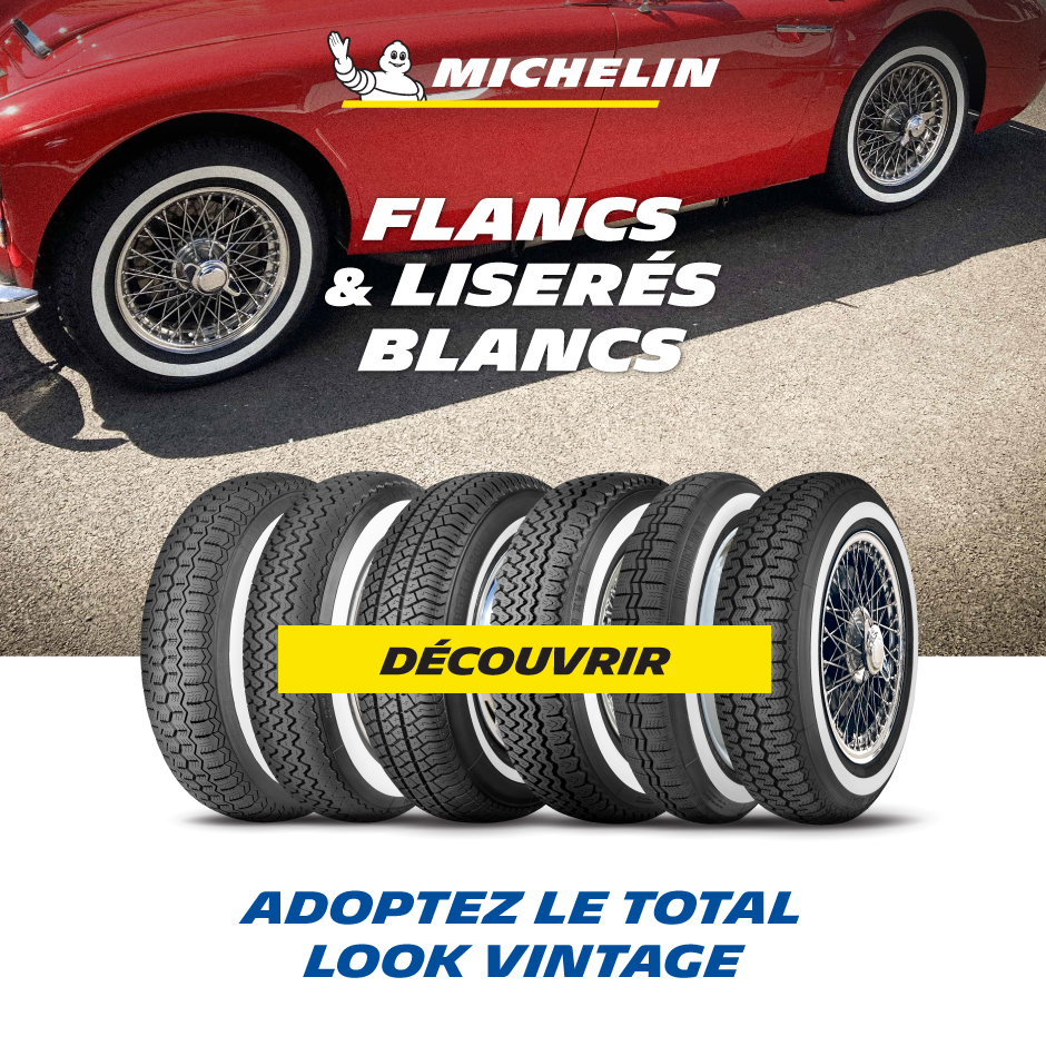 Michelin vuelve a fabricar neumáticos de banda blanca